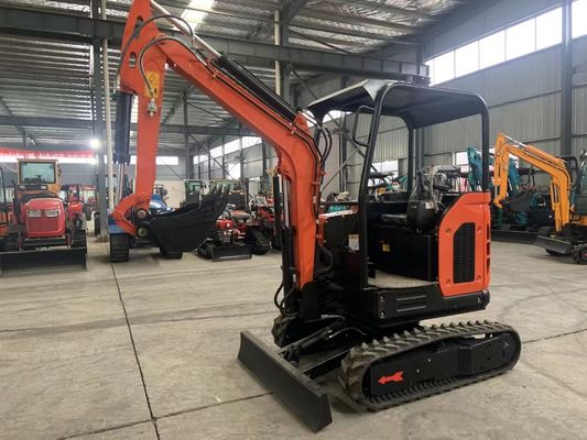 Widely Turning Mini Excavator Machine 1280kg Operating Weight Unit Swing Speed 8rpm