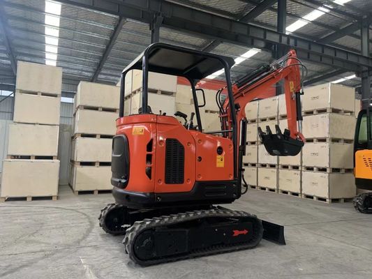 Widely Turning Mini Excavator Machine 1280kg Operating Weight Unit Swing Speed 8rpm