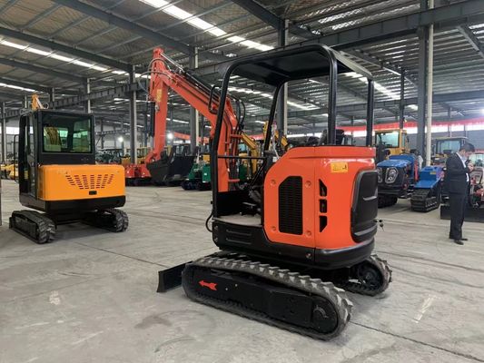 Widely Turning Mini Excavator Machine 1280kg Operating Weight Unit Swing Speed 8rpm