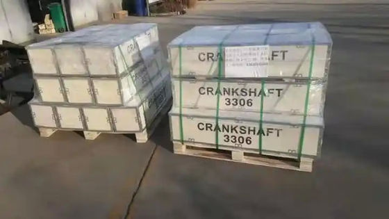 Crankshaft Diesel Engine Parts Metal Alloy Steel For Heavy Duty Cater 3306